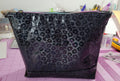 Midnight Leopard tPU Zipper Pouch with Rainbow Zipper